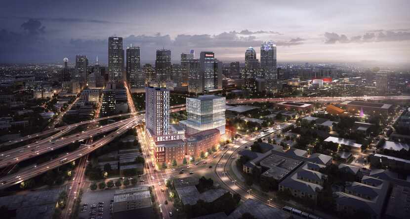 The Epic mixed-use project is being built on the eastern edge of downtown Dallas.