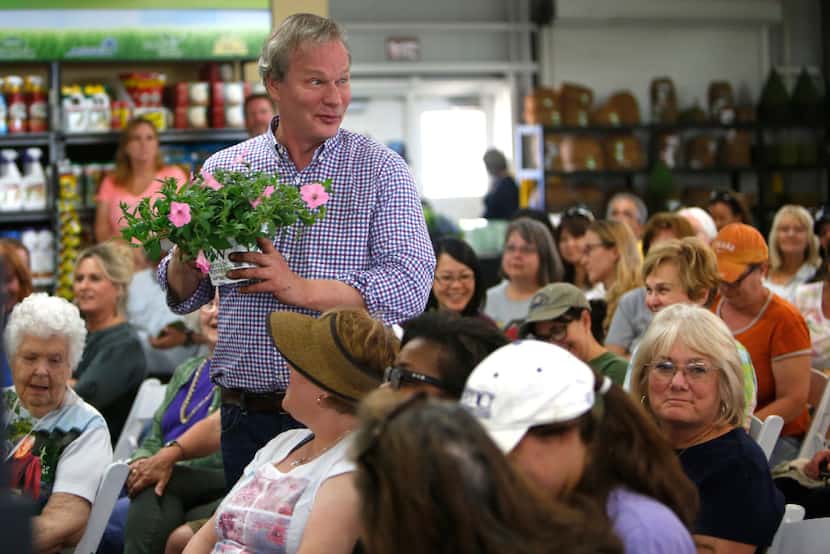 Gardeners gathered at Calloway's Nursery in Plano on a recent Saturday to get tips from P....