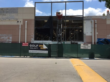 A total gutting of the former Toys R Us and Babies R Us store at 9358 N. Central Expressway...