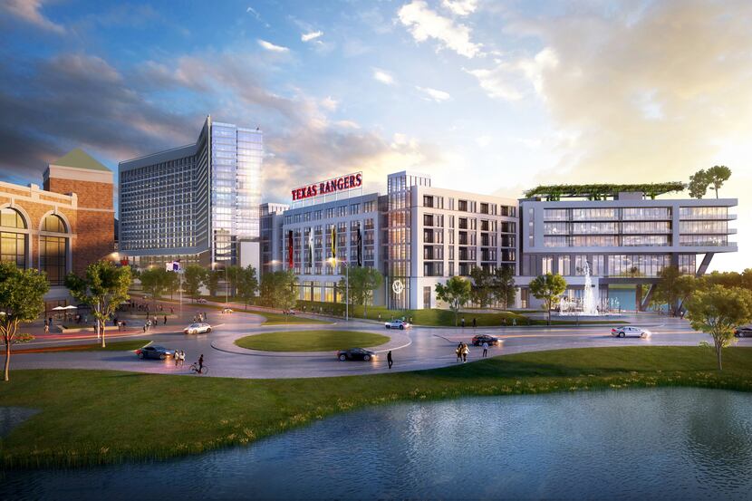 Developer Cordish Cos. and the Texas Rangers are building an apartment project as part of...