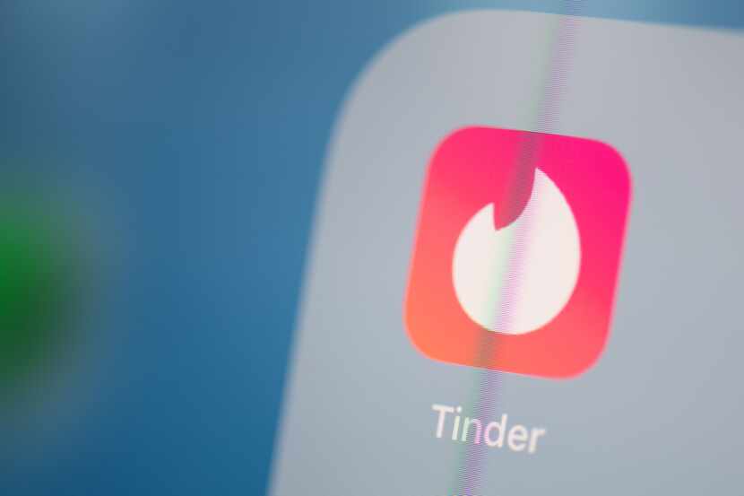 Tinder is one of the dating apps owned by Dallas-based Match Group Inc.