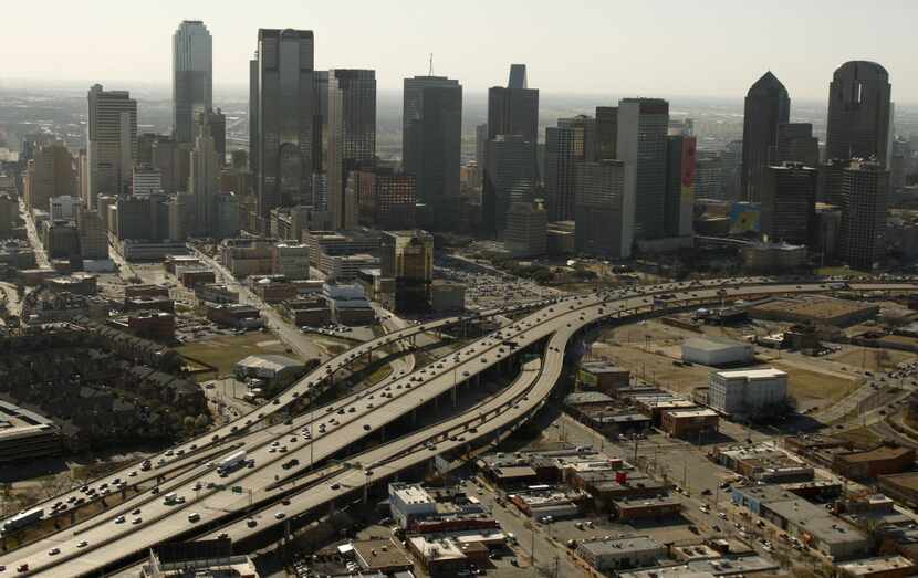 Proposals for Interstate 345, which connects Central Expressway and Interstate 45, include...