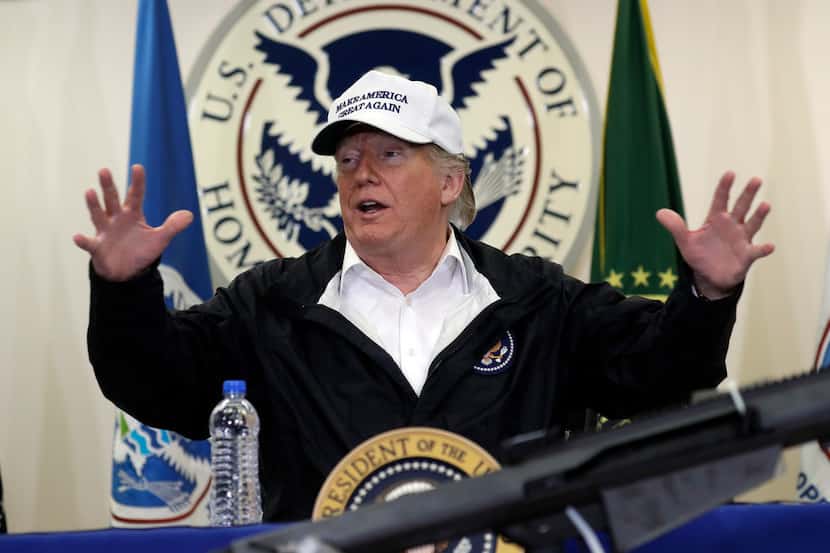 President Donald Trump spoke at a roundtable on immigration and border security in McAllen...