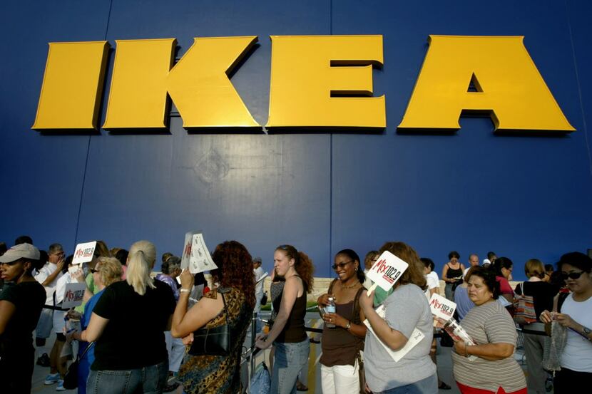  Ikea opened in Frisco in August 2005. The line wrapped around the gigantic building and a...