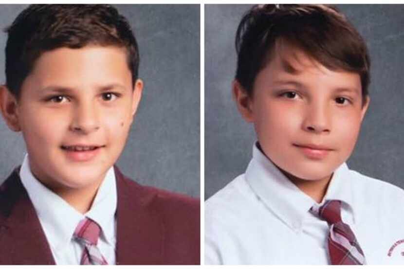 Alex e Isaías López, de 11 y 12 años, murieron electrocutados el miércoles en Fort Worth.
