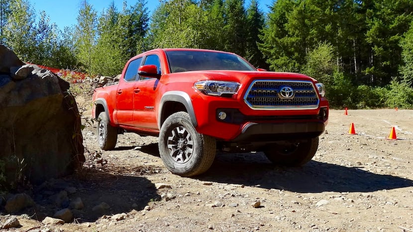  In an undated handout photo, a 2016 Toyota Tacoma. With an upgraded structure, a reduction...