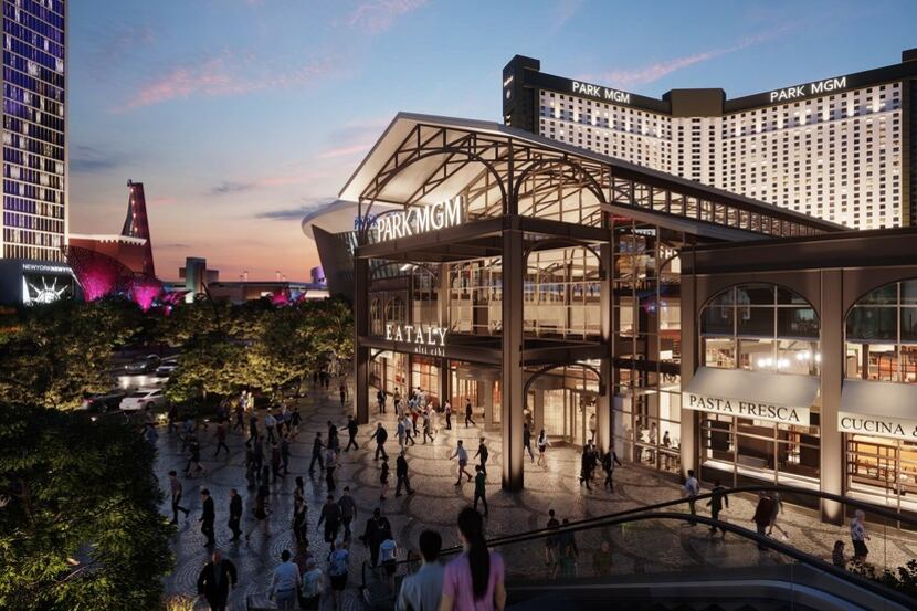 Eataly Las Vegas will serve as the grand entrance to Park MGM and its boutique Nomad hotel.