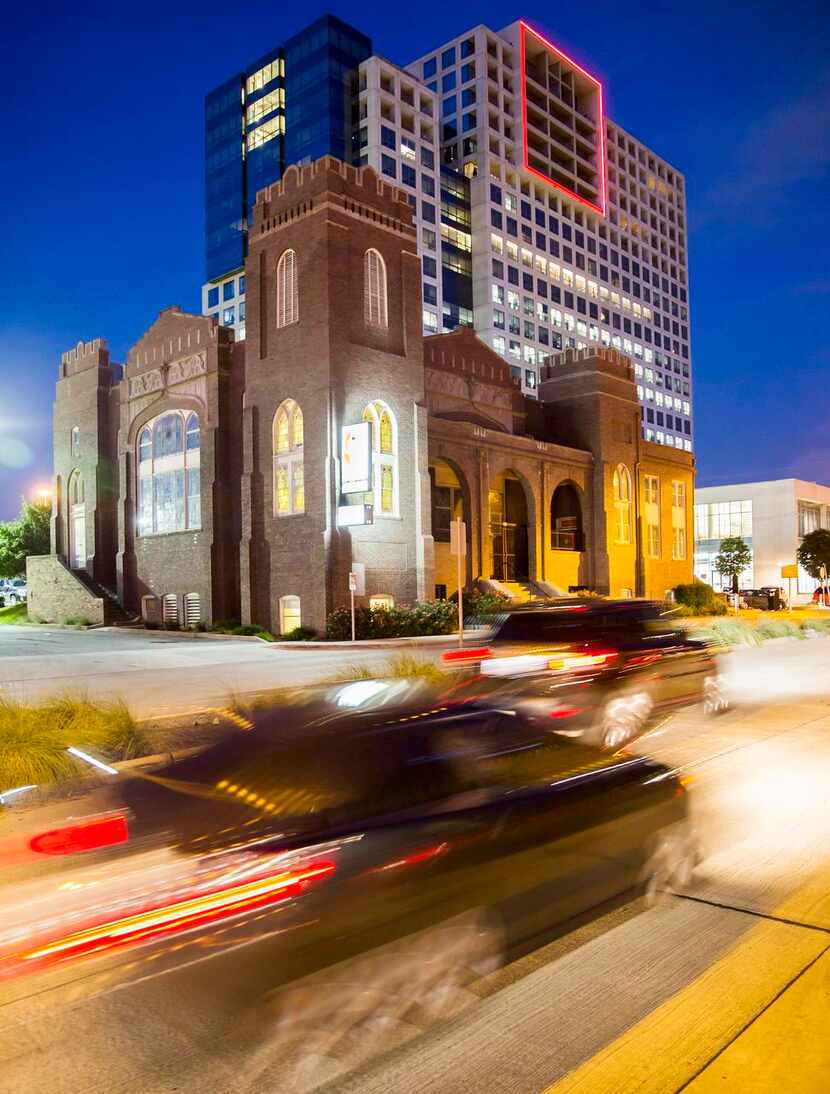 
There are a number of similarities between Dallas’ St. Paul United Methodist Church (left)...