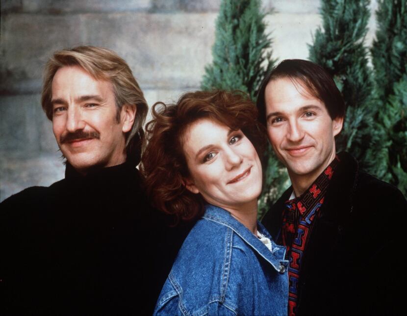 From left: Alan Rickman, Juliet Stevenson and Michael Maloney star in "Truly, Madly, Deeply."