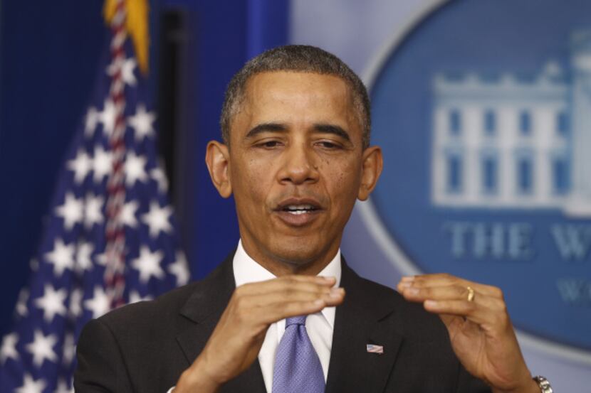 President Barack Obama spoke about his signature health care law at the White House on...