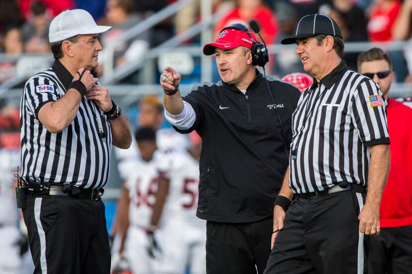 High school officials face a tough task in determining targeting penalties.