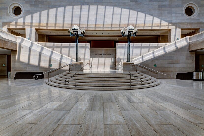 The Morton H. Meyerson Symphony Center was designed by I.M. Pei in 1989.