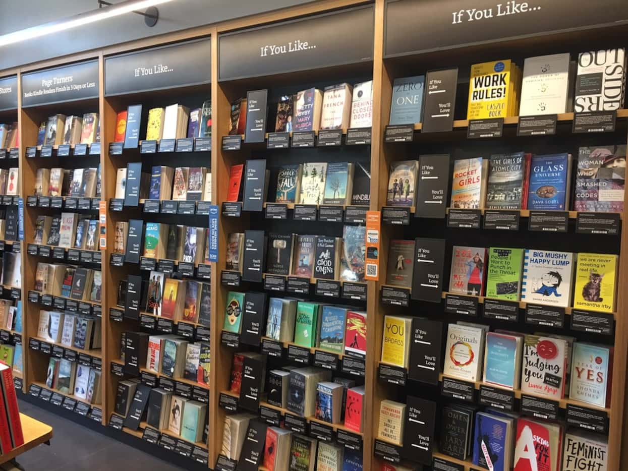 Interior of the first Amazon Books store in Texas, which opened in Austin on  March 6, 2018...