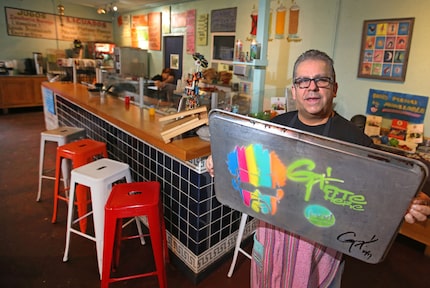 Jesus Carmona, pictured here in his former restaurant Tacos Mariachi, was featured on Guy...