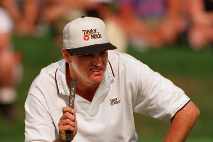 1994 - Neal Lancaster: Eyeing a birdie putt that would clinch his victory in a six-man...