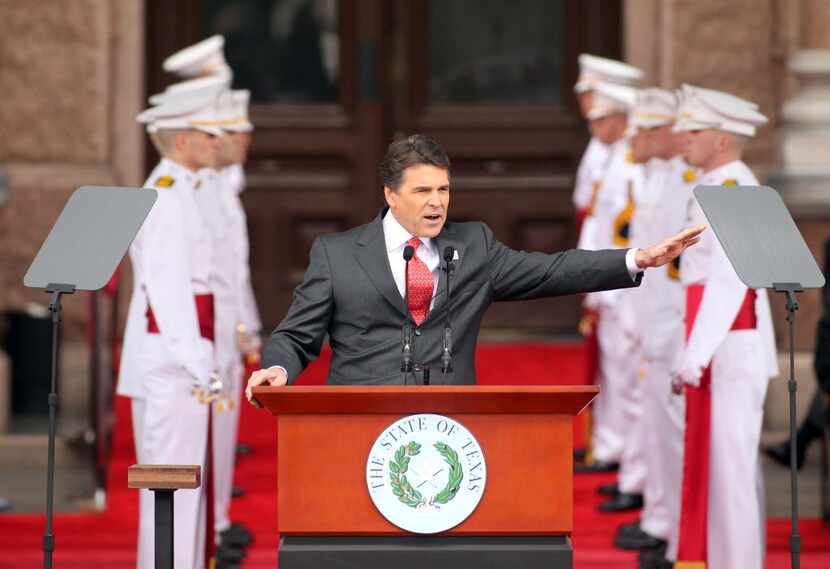 IN 2011, Rick Perry made the most of his moment, delivering his final inaugural address in...