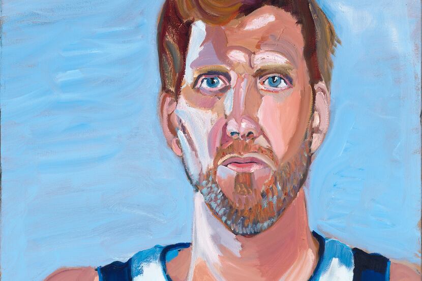 George W. Bush’s portrait of former Mavericks star Dirk Nowitzki is featured in the former...