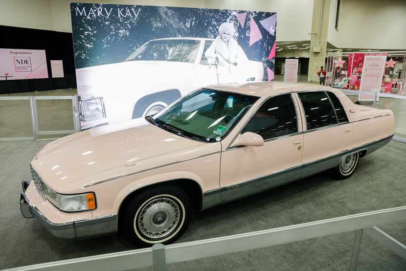 Founder Mary Kay Ash’s 1995 Cadillac is an aspirational goal for the company's thousands of...