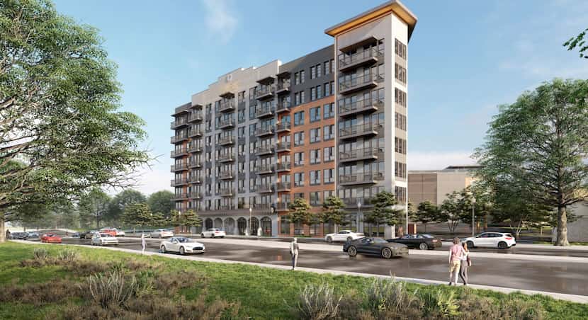 The Boheme rental community is being built at Zang and Colorado. The eight-story building...