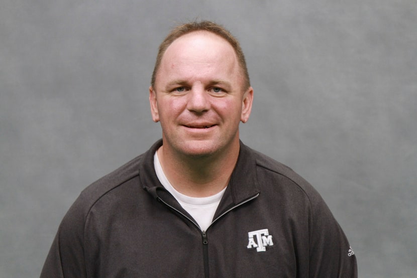 Texas A&M defensive coordinator Mike Elko.