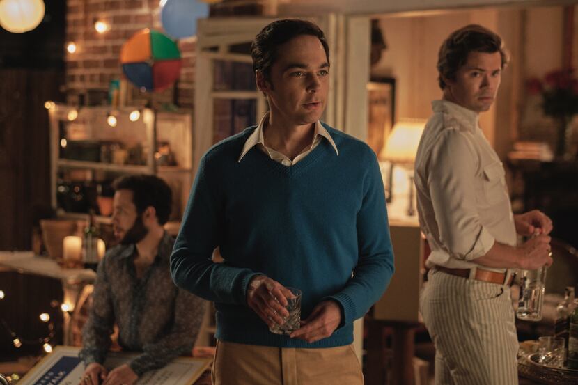 Robin de Jesús, Jim Parsons and Andrew Rannells star in "The Boys in the Band."
