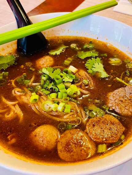 Thai boat noodle soup at Bangkok Dee Thai Cuisine