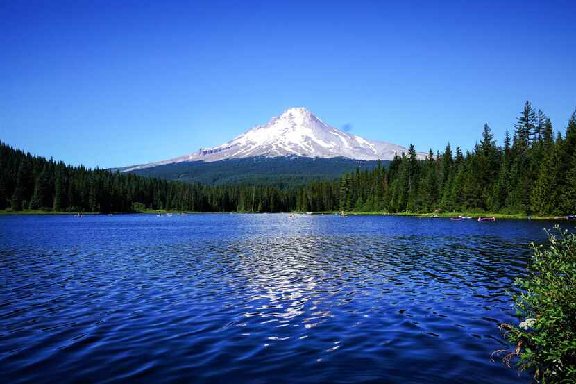 Trillium Lake is a "must-stop" spot for photo ops, hiking and water activities.