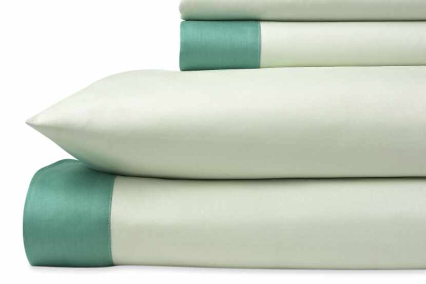 Nap in your own Emerald City in the Pantone Universe 300-thread-count cotton-sateen Seacrest...