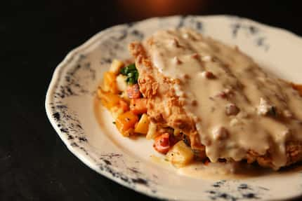 Chicken-fried steak at Haywire in Plano