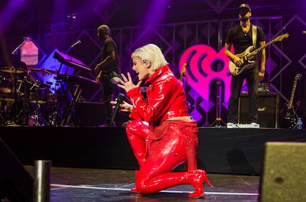 Bebe Rexha opened her set at KISS FM Jingle Ball with "Me, Myself and I," one of her biggest...