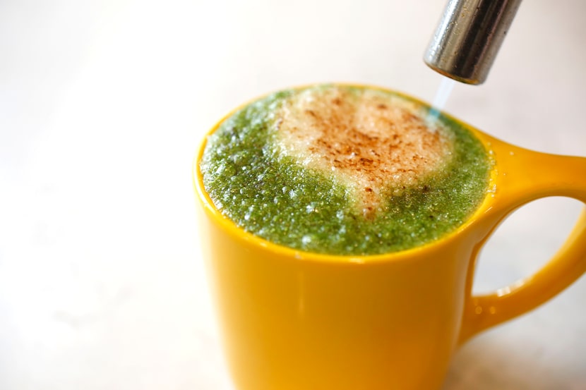 La La Land Kind Cafe serves an extensive list of matcha drinks.