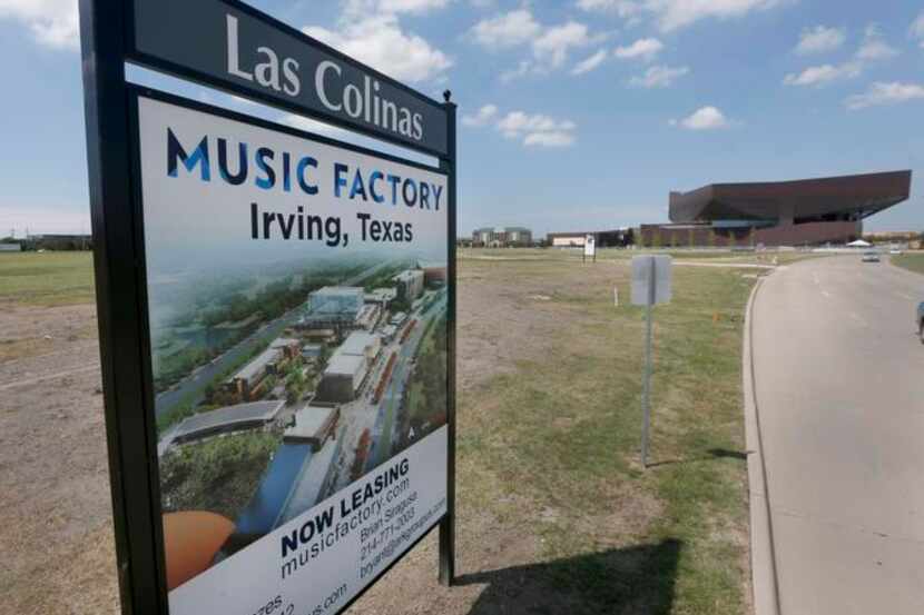 
A field south of the Irving Convention Center is the future home of the Irving Music...