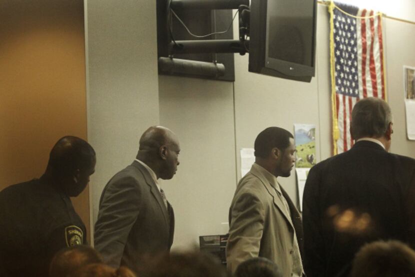 Tyrone Cade (second from right) received the death penalty despite his lawyers’ request that...