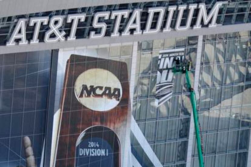 
As AT&T Stadium gets gussied up for the Final Four, its sponsor can only gush about the...