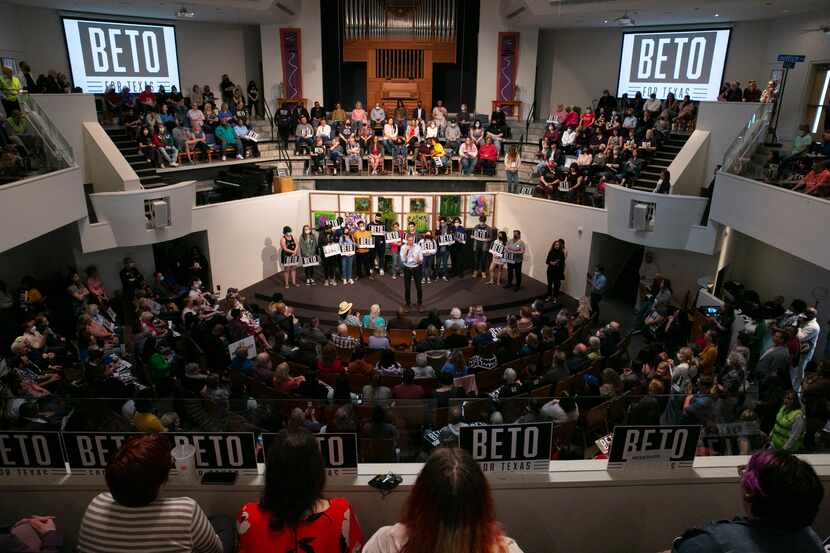 Beto O’Rourke kicks off his People of Texas campaign with an education town hall at...