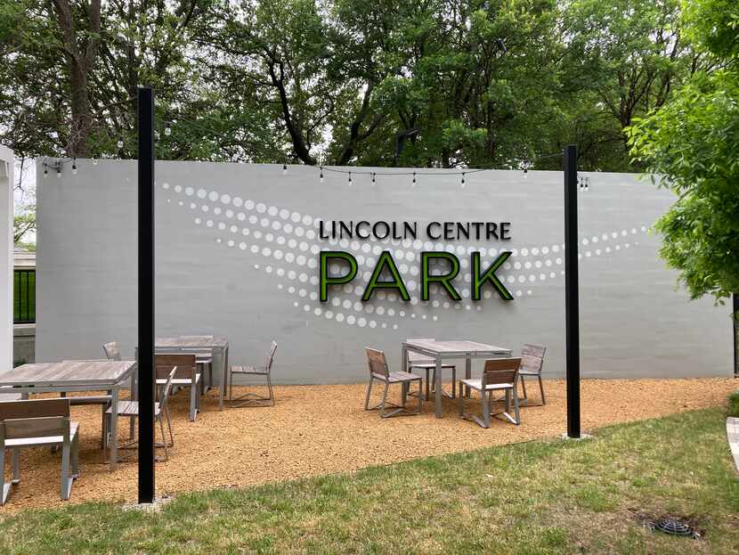 New outdoor park areas have been popular with tenants at Lincoln Centre.