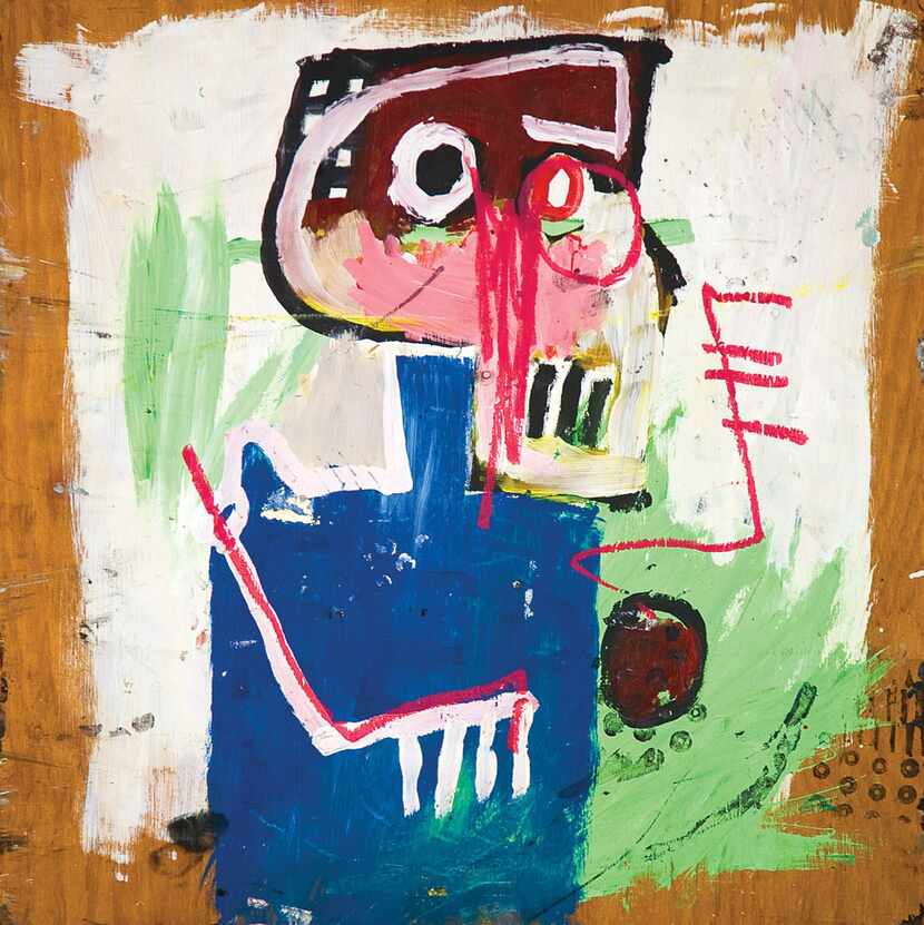 Jean-Michel Basquiat, 'Untitled (Self-portrait)', 1982-1983, Oil on wood at 30 Americans at...