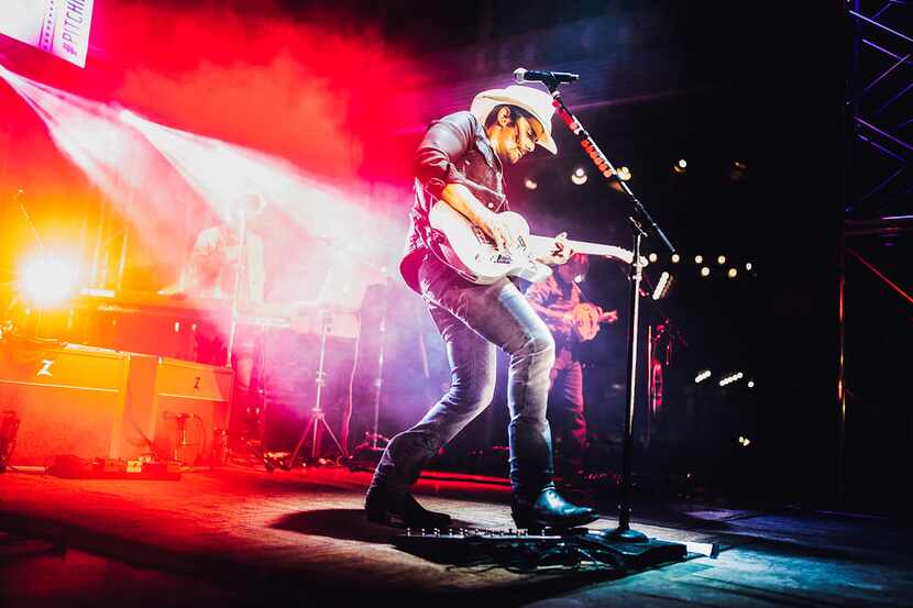 Brad Paisley performed a surprise concert at the Rustic on Nov. 9, 2017, during Kershaw's...