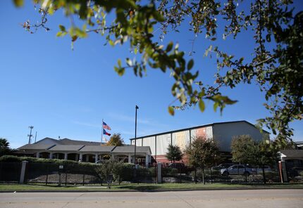 Exterior of A.W. Brown-Fellowship Leadership Academy in Dallas. (Rose Baca/The Dallas...