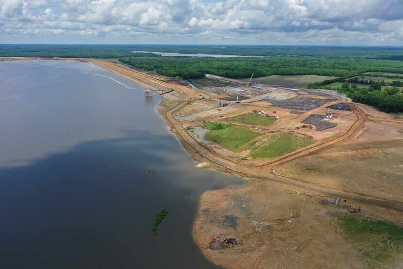 Bois d'Arc Lake is filling quickly and as expected, the North Texas Municipal Water District...