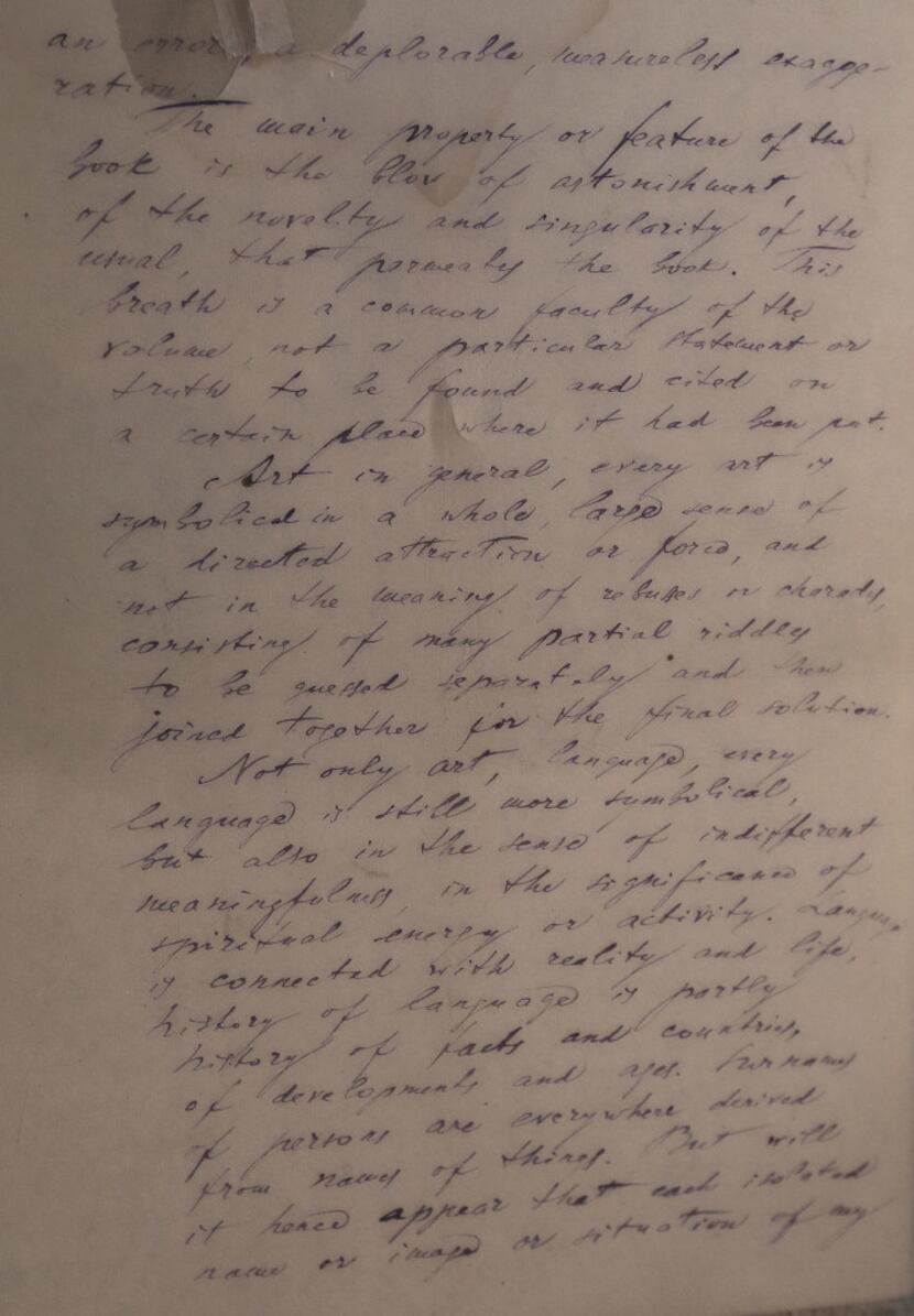 A portion of a letter received by Ron Jones of Dallas, from Doctor Zhivago author Boris...