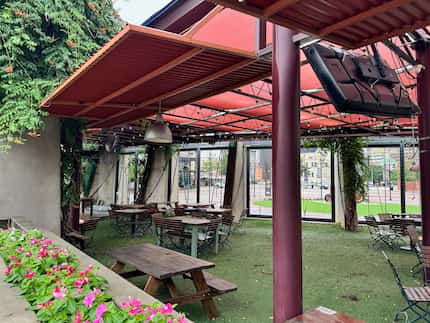Hurtado Barbecue, coming soon to the Dallas Farmers Market, will have a covered patio. 