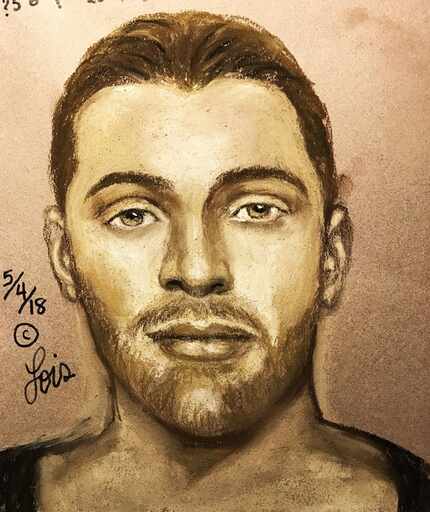 A police sketch led authorities to Randy Baker.