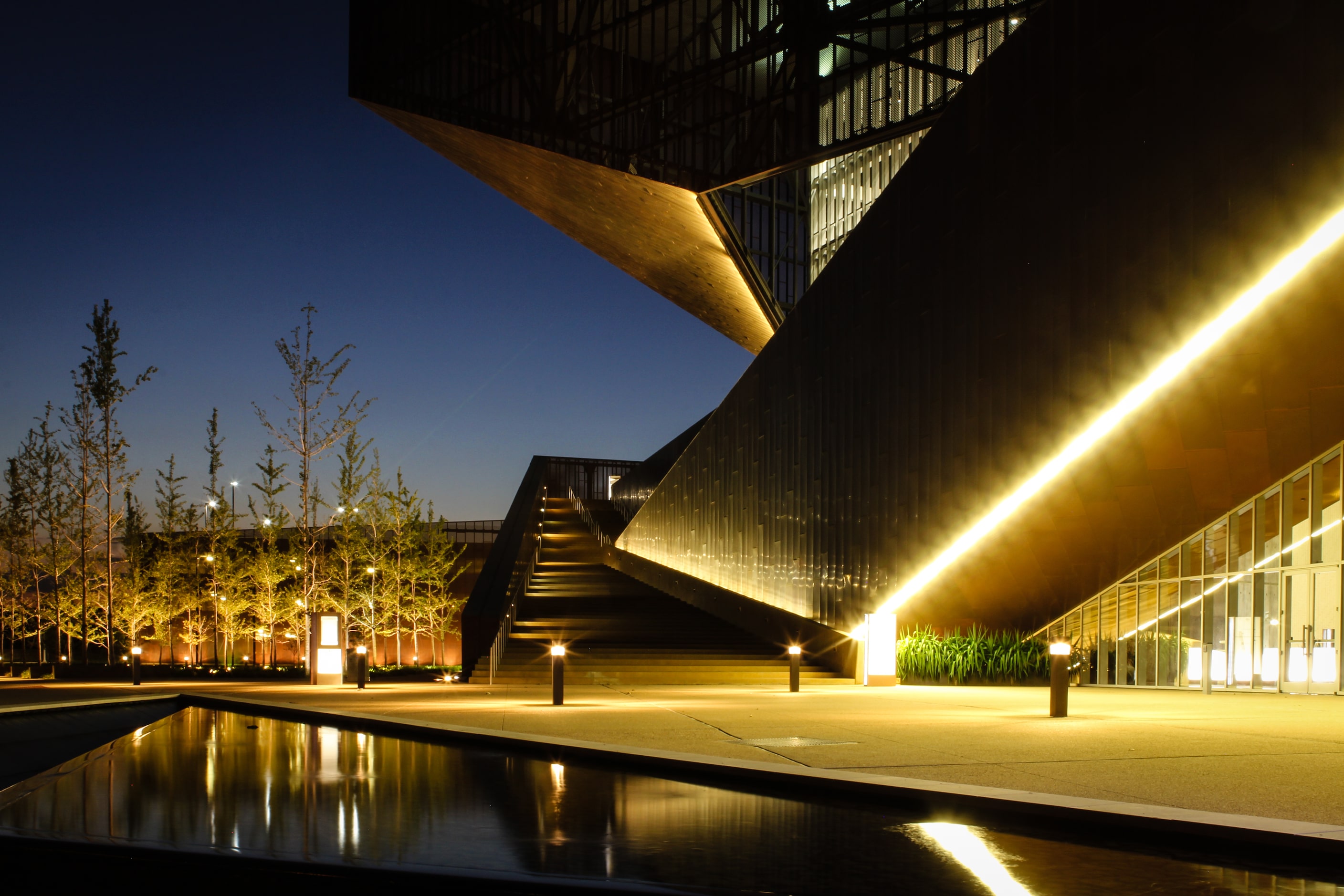 The Irving Convention Center at dusk by Bobby LaJoie