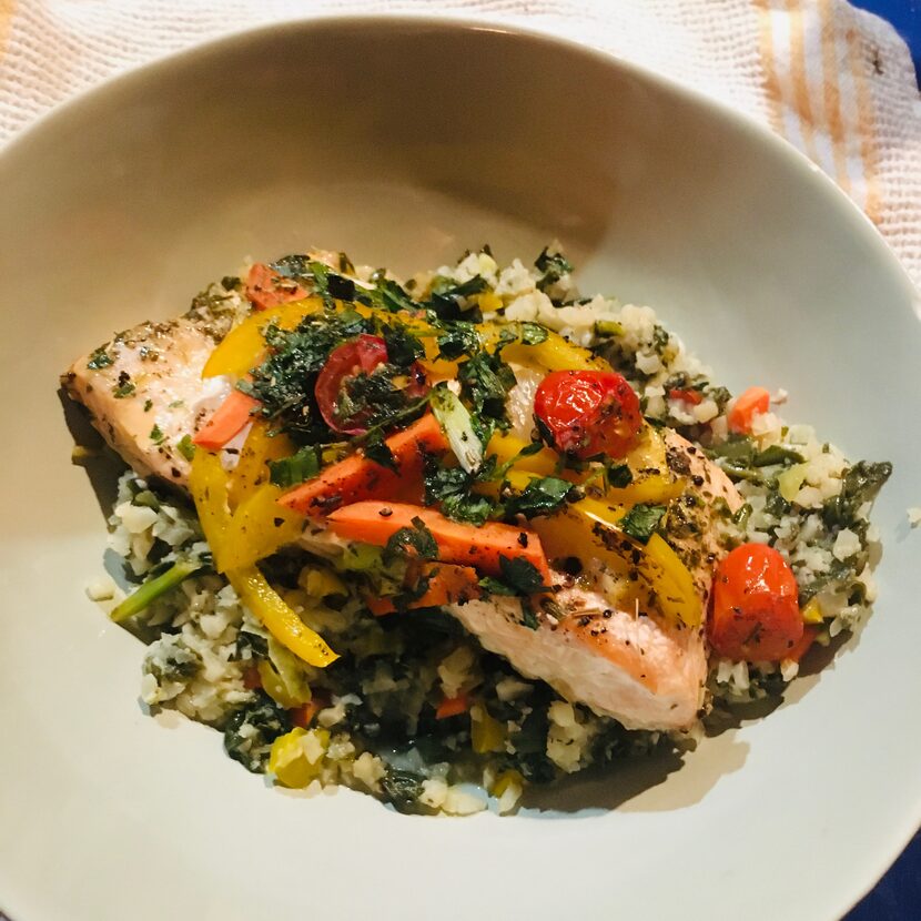 Roasted Salmon Bowl