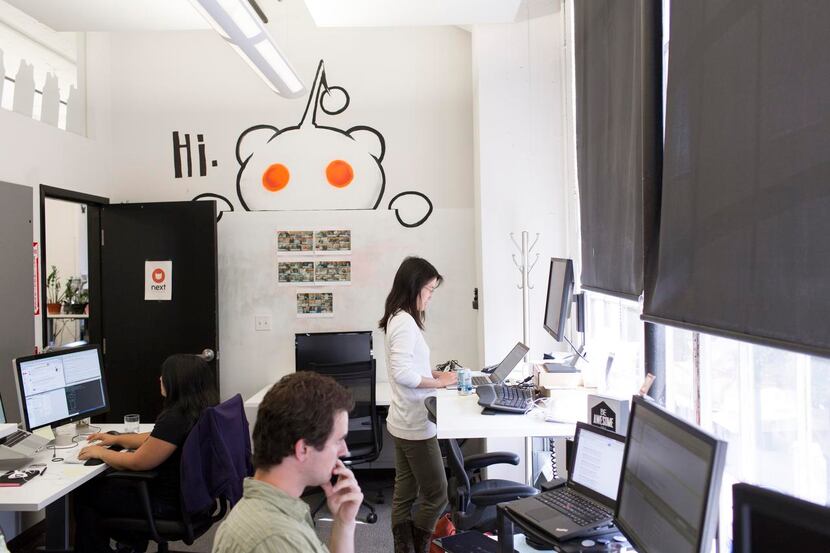 
Ellen Pao, the interim chief executive of Reddit, in the company’s office in San Francisco....
