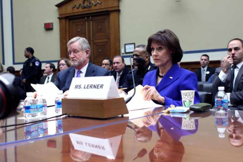 
Not among the pieces of paper in front of former IRS official Lois Lerner were the...
