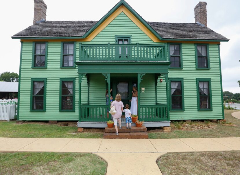 Vistors enter the Nash Farm house in Grapevine, Texas Friday June, 2, 2017. The farm teaches...