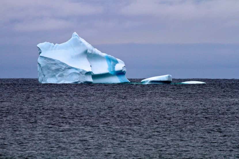 The location of icebergs changes from day to day based on winds and other conditions. Be...