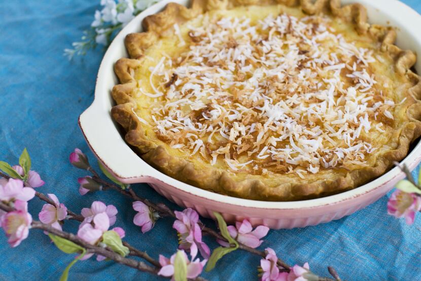 Try this tasty coconut cream pie. Click the link below for the recipe.